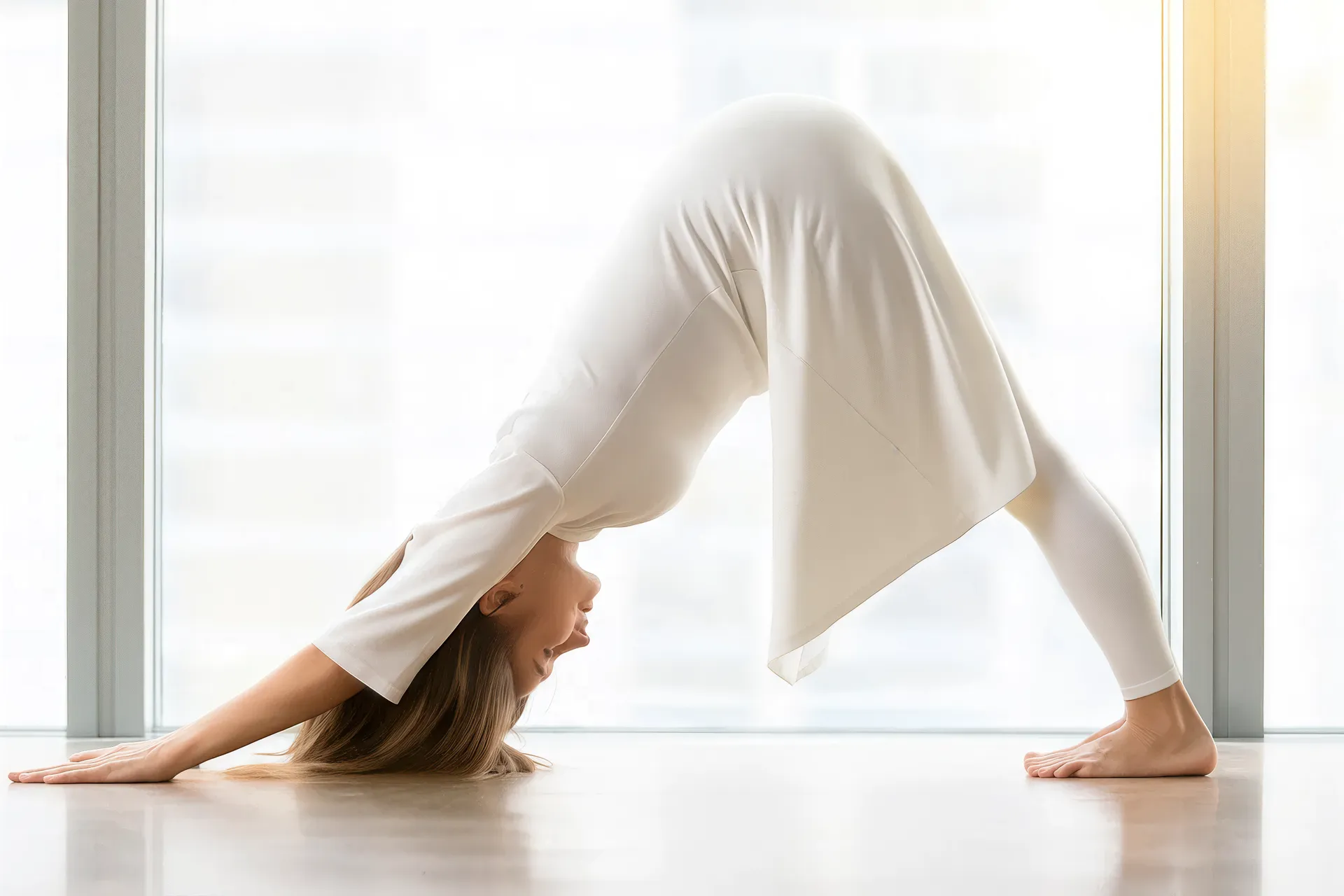 Women practicing yoga for strength and alignment